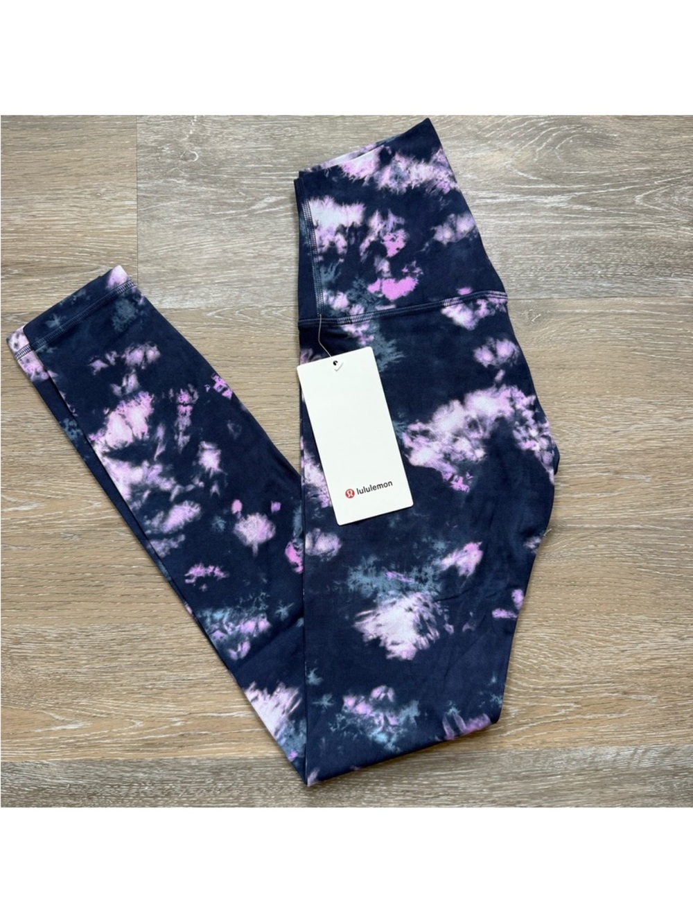 Lululemon Align HR Pant 28" - Circulate Tie Dye Mineral Blue Multi